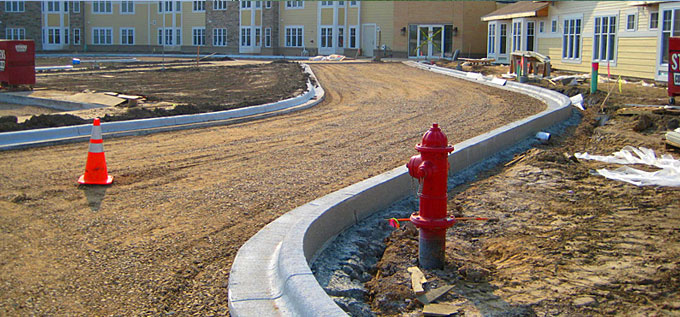 Alas, the pylon would never make it to the hydrant, her true love.